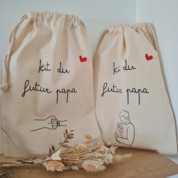 Pochon kit futur papa - Cadeau naissance