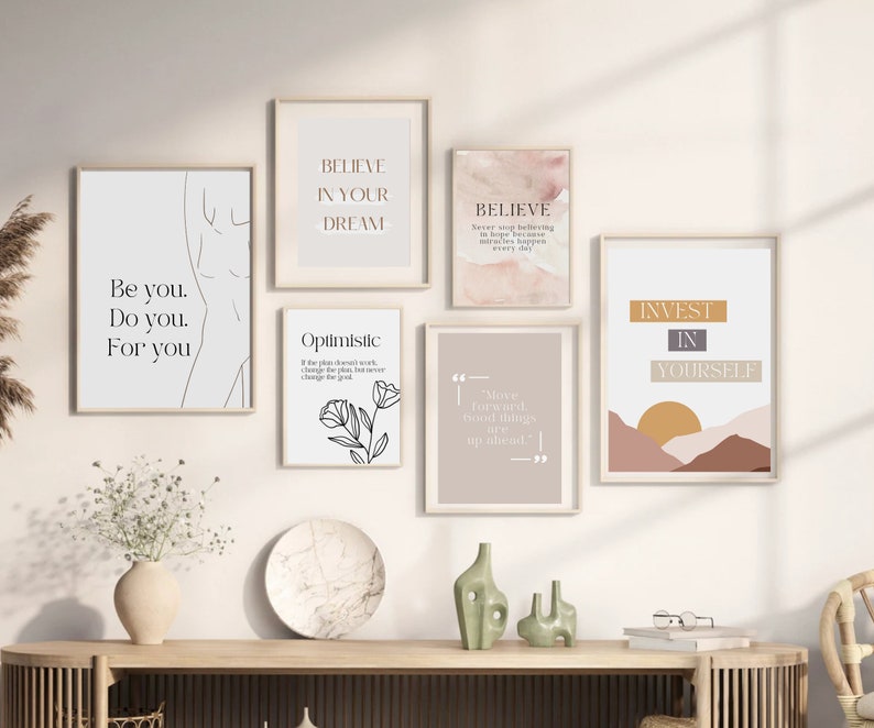 Office Wall Art Set of 20 PRINTABLES Home Office Decor Etsy