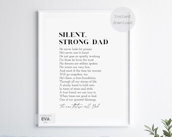 Lula Design Daddy Gedicht Druck - Vatertagsgeschenk In A4 Oder A5, Personalisiertes Gedicht Für Papa