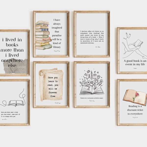 Book Wall Art Etsy