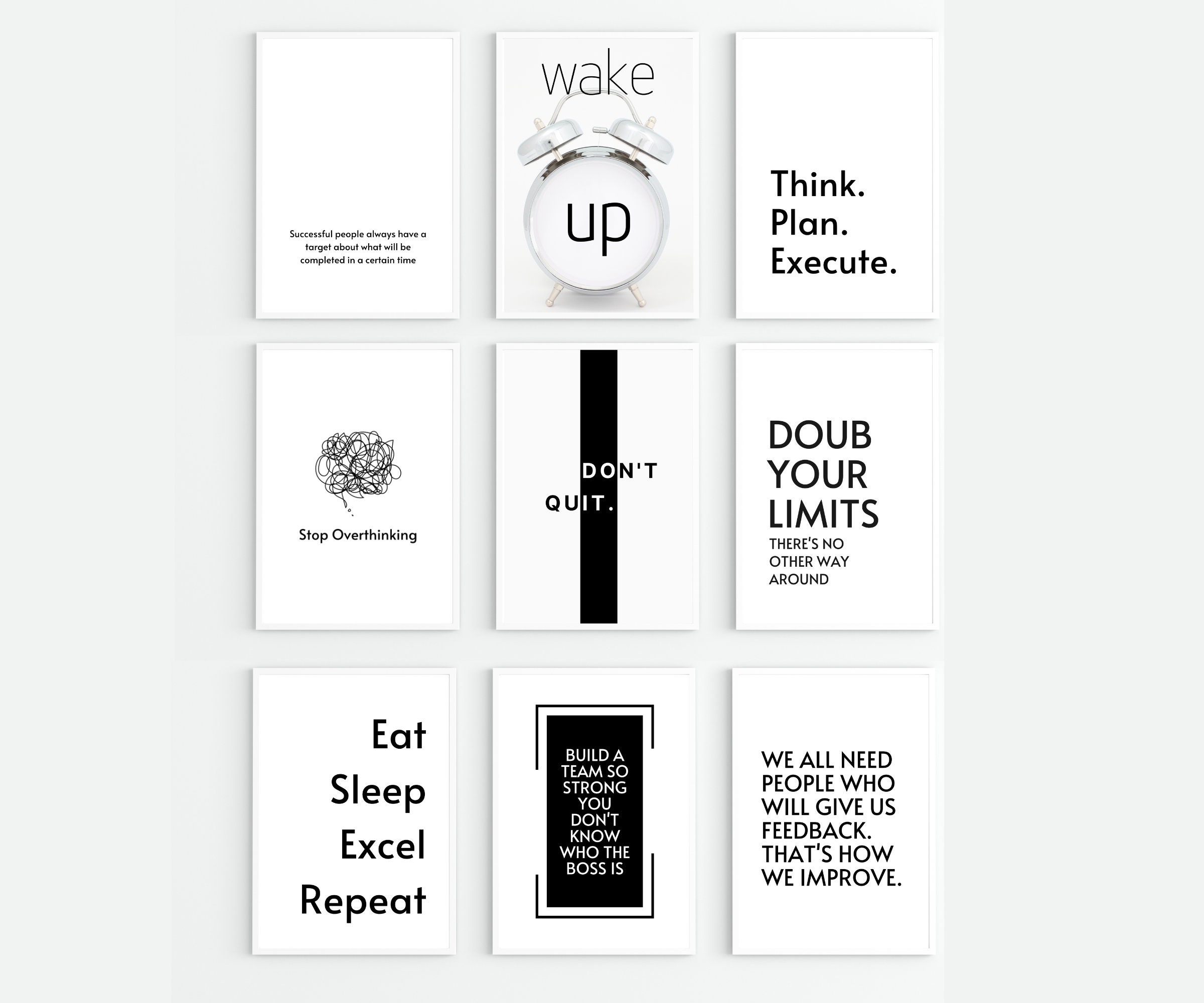 Mega Bundle of 50 Prints, Office Wall Decor, Home Office Decor ...