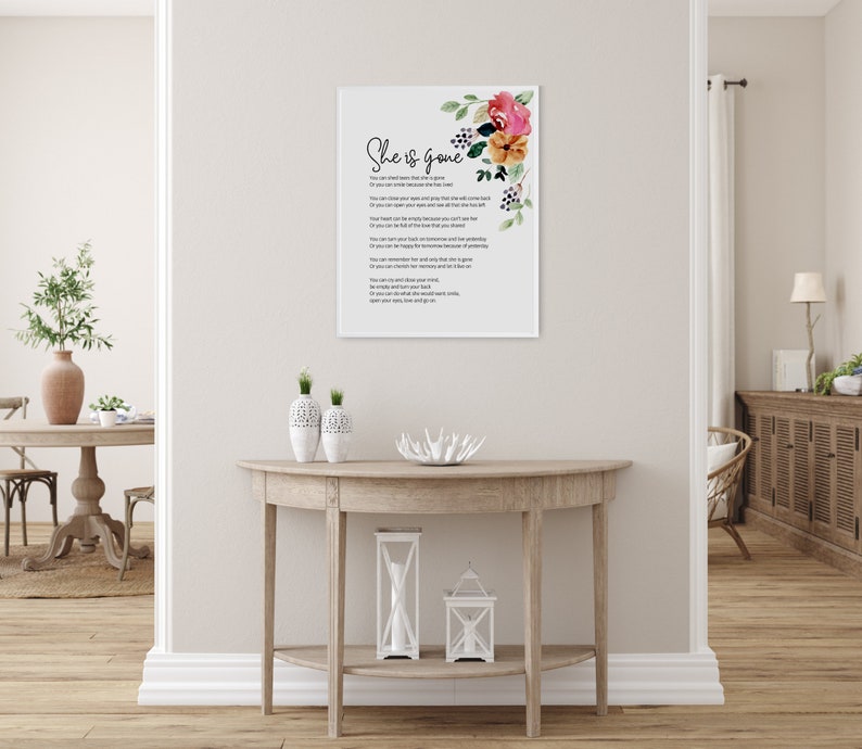 She Is Gone David Harkins Printable Poem Digital Download Etsy Australia She Is Gone David Harkins Printable Poem Digital Download Etsy Australia