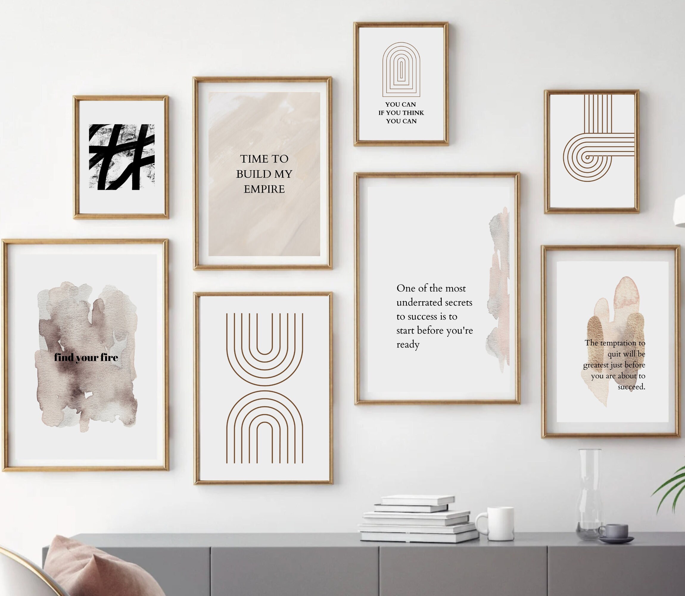 Office Wall Art | Set of 15 PRINTABLES | Home Office Decor | Home ...