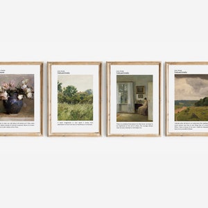 Jane Austen Gallery Art Set, Pride and Prejudice Wall Art, Jane Austen Quote Printables, Jane Austen Poster Print, vintage painting