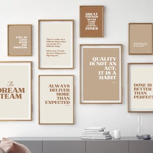 Office Set of 20 Prints, Office Wall Decor, Home Office Decor ...