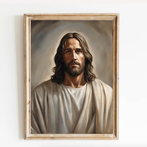 Jesus Portrait, Jesus painting, Jesus print, Jesus art, Jesus wall art, Jesus picture, Jesus watercolor, home decor, Christian Gift