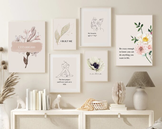 Office Wall Art | Set of 15 PRINTABLES | Home Office Decor | Home ...