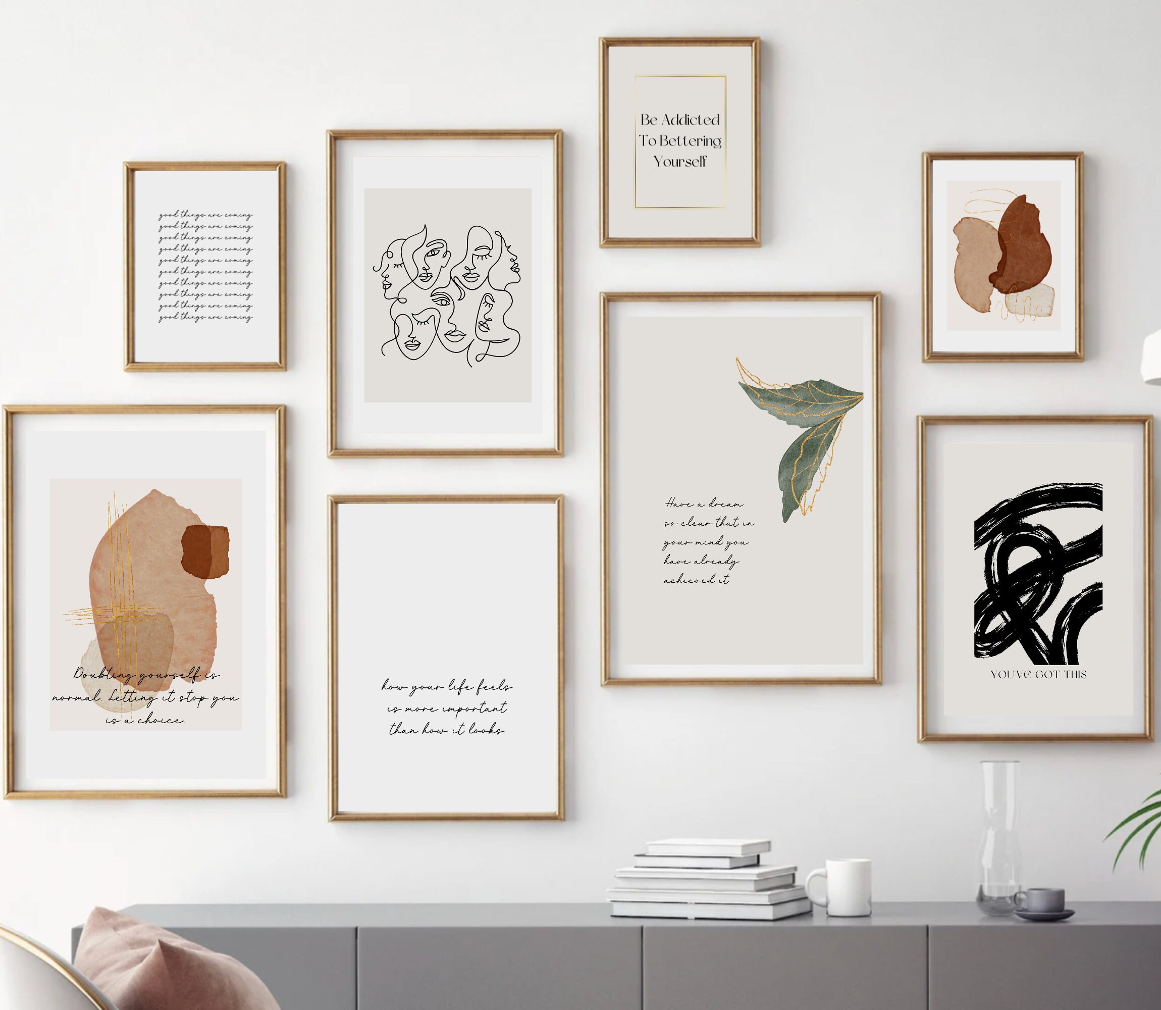 Office Wall Art | Set of 20 PRINTABLES | Home Office Decor | Home ...