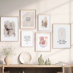 Office Wall Art | Set of 15 PRINTABLES | Home Office Decor | Home ...