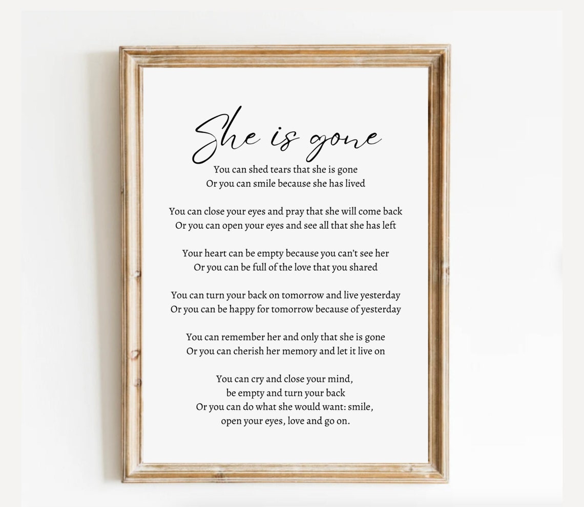 She Is Gone David Harkins Printable Poem Digital Download Etsy UK she-is-gone-david-harkins-printable-poem-digital-download-etsy-uk