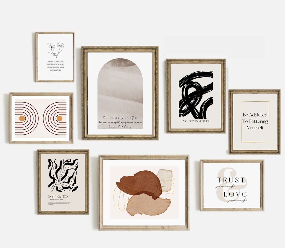 Office Wall Art | Set of 20 PRINTABLES | Home Office Decor | Home ...