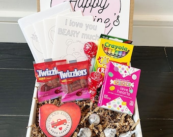 Valentine's Day Gift Box for Friend - Valentine's Day Gift Box for Kids - Valentine's Day Gift for Daughter - Valentine's Gift Box for Her