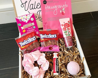 Valentine's Self Care Gift Box - Valentine's Day Gift Box for Friend - Valentine's Day Gift for Daughter - Valentine's Gift Box for Kids
