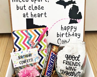 Long Distance Friend Birthday Care Package Friend Birthday Box