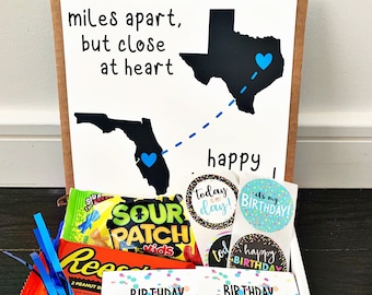 Long Distance Friend Birthday Care Package - Friend Birthday Box - Birthday Custom Gift Box - Birthday in a Box - Birthday Gift for Her