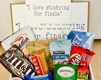 Finals College Care Package - Custom College Care Package - College Snack Box - College Gift Box - Back to School - Snack Care Package