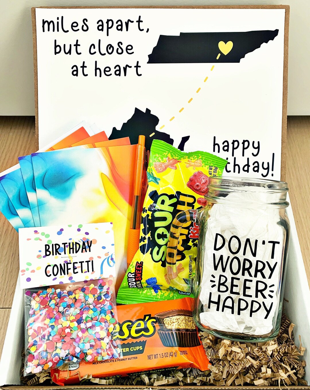 Long Distance Friend Birthday Care Package Friend Birthday Box Birthday