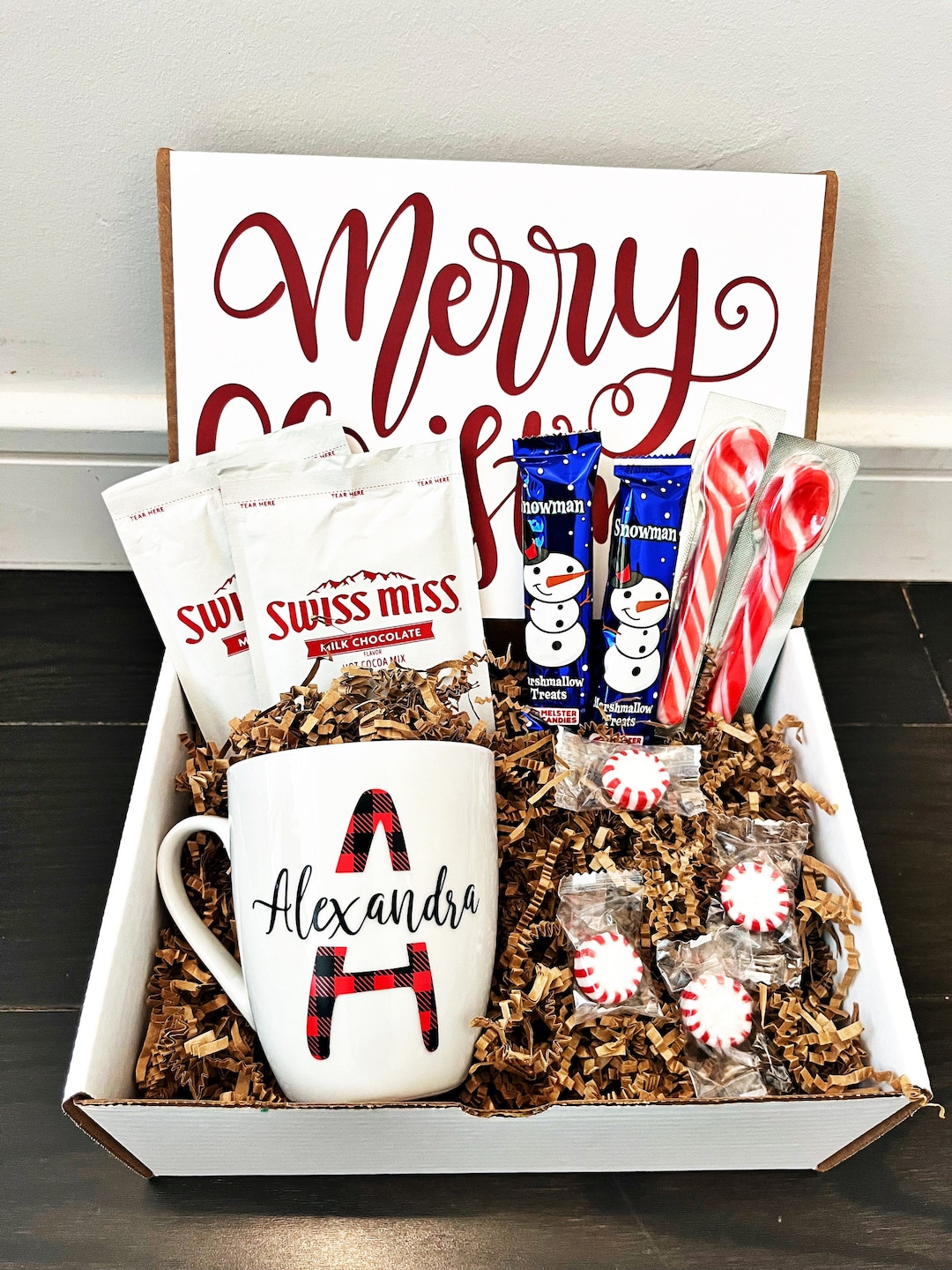 Hot Chocolate Christmas Gift Set Mug Christmas Gift Box Hot Cocoa Gift