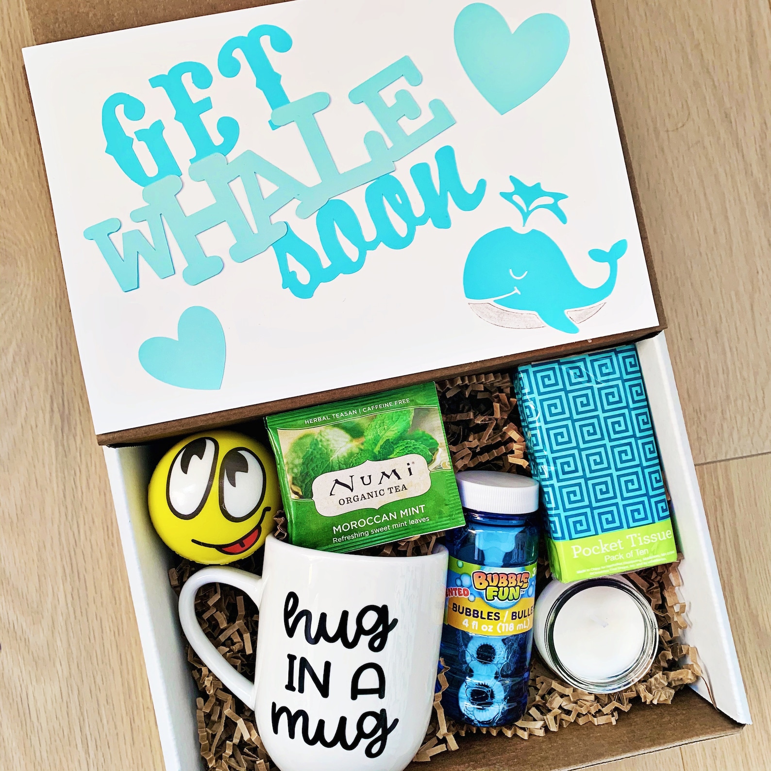 Get Well Soon Gift Box Feel Better Gift Box Custom Care Etsy