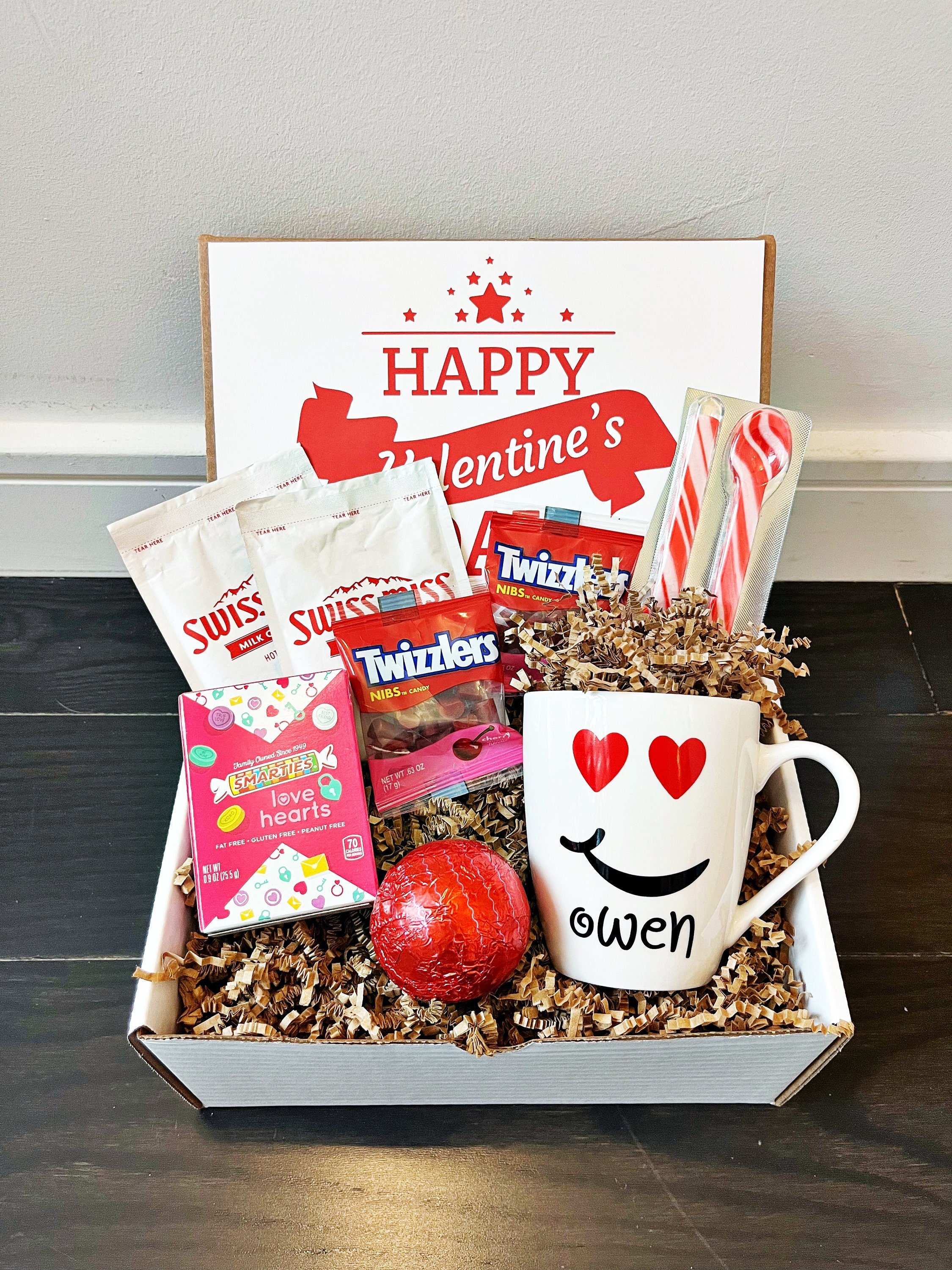 Hot Chocolate Valentine Gift Set - Mug Valentine Gift Box - Hot
