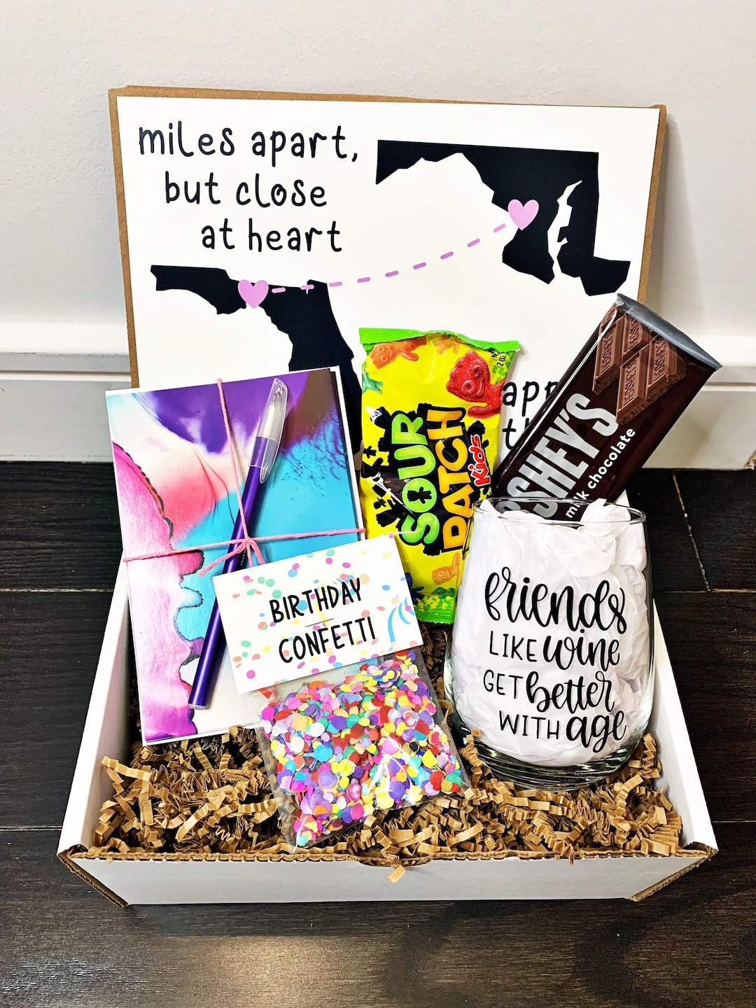 Long Distance Friend Birthday Care Package Friend Birthday Box