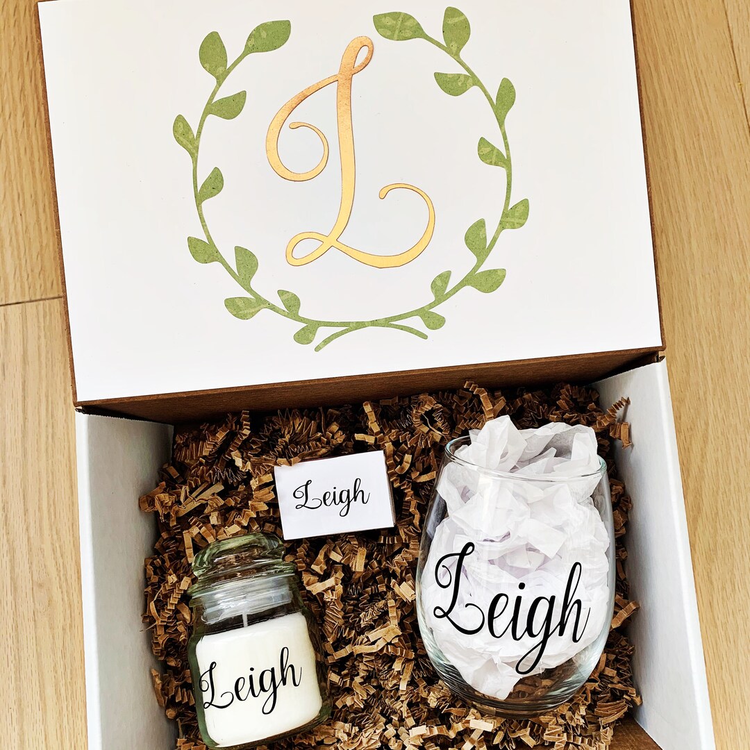 Thank You Gift Box Friend Appreciation Gift Friend Custom Etsy