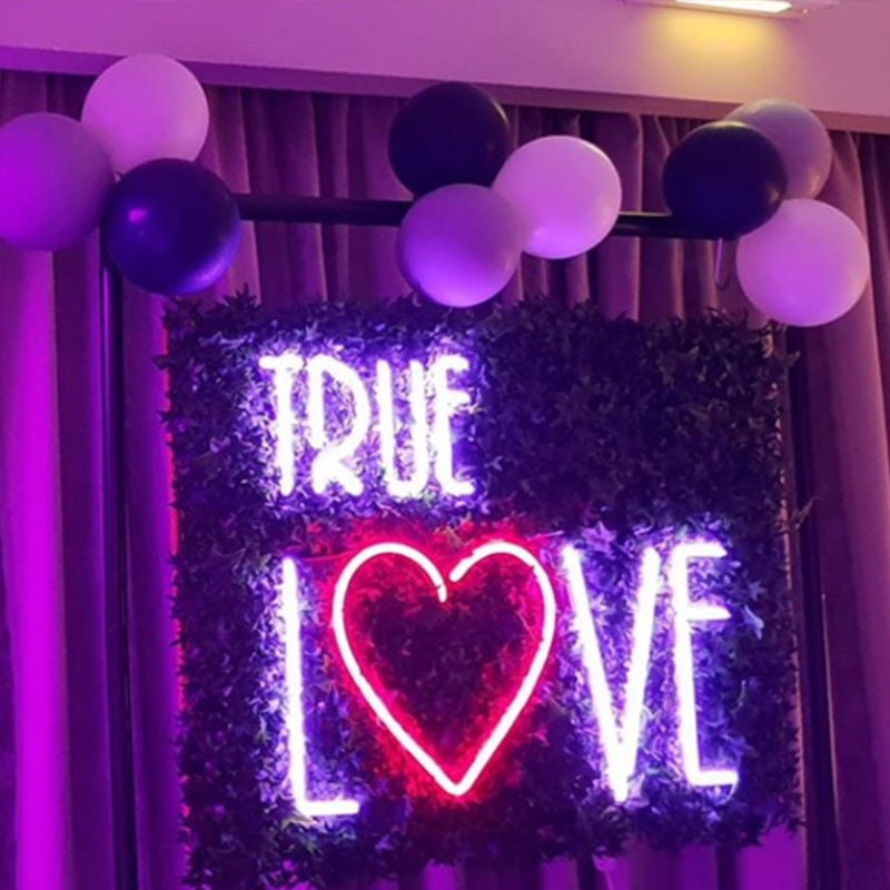 Wedding hall neon lights customization Neon personalized Etsy
