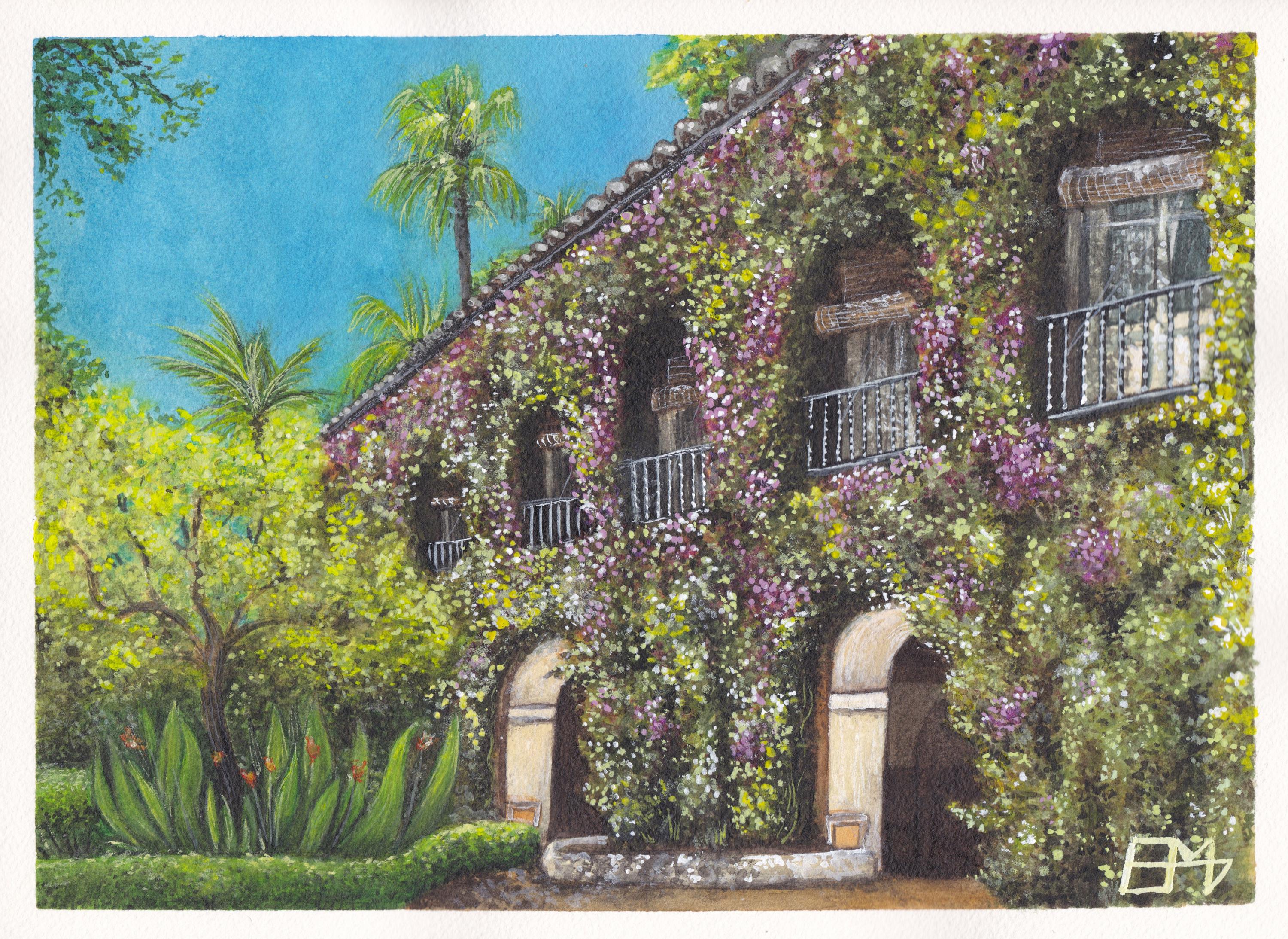Andalusian Palace in Spring