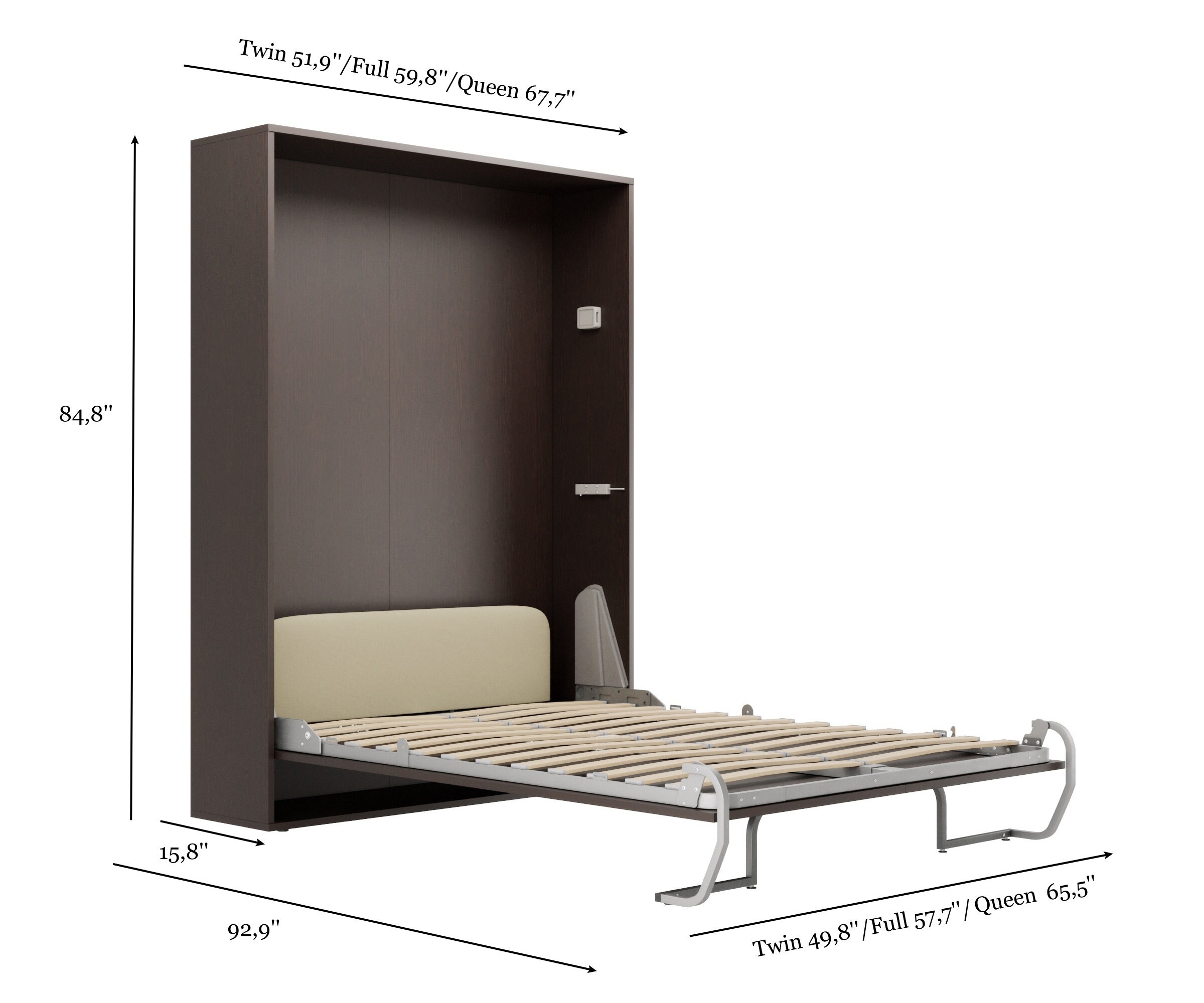 Luxury Murphy Bed Etsy