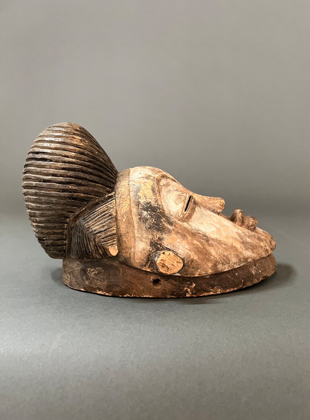 Punic Ritual Masks Antique Tribal Punu Maiden Spirit Mask | Gabon, Nigeria, Africa | Wood ...