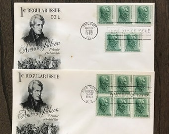 1960s 6 FIRST DAY COVERS Honoring Assorted Statesmen