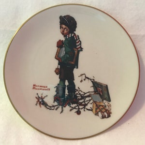 NORMAN ROCKWELL CHRISTMAS Plate 1978