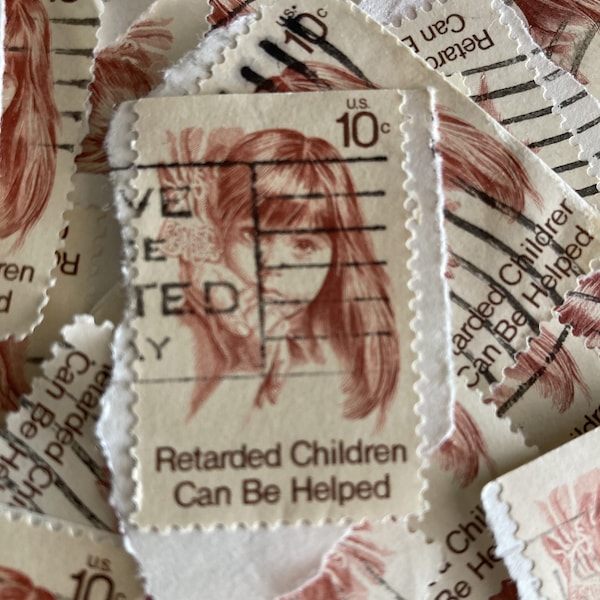 USPS RETARDED CHILDREN can be helped 10 cent 1974 Stamps