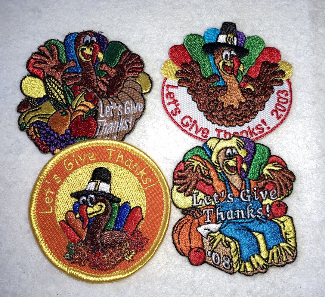 GIRL SCOUT THANKSGIVING Service Patches - Etsy
