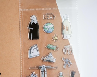 Project Hail Mary 3D Resin Sticker