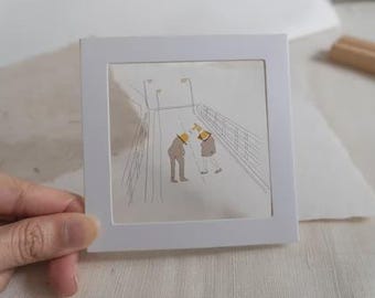 Her Transparent Movie Postcard | Gift for movie fan