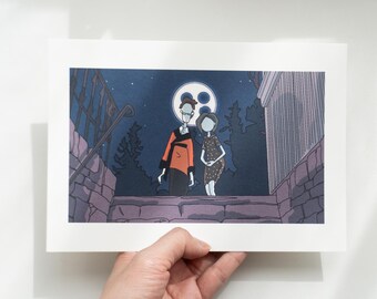 Coraline (2009) Movie Print - The Other Parents (A5)
