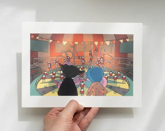 Coraline (2009) Movie Print - Jumping Mice (A5)