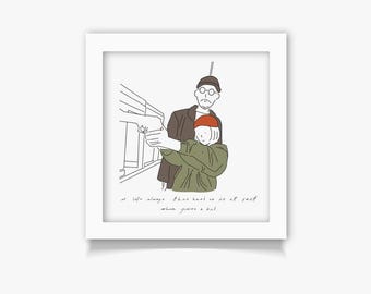 LÉON: The Professional (1994) Transparent Movie Postcard | Gift for movie fan