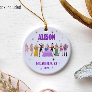 Era Ornament/Taylor Gift/Christmas Ornament/Personalized Taylor/Tour Gifts/Teen Christmas/Music Lover/Concert Souvenir/Christmas Present