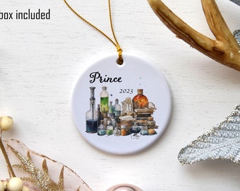Potion Master Personalized Christmas Ornament/Wizard Fan Gift/Wizard School/Wizard Fan/Wizardry School/Universal Gift/Potions/Magic Maker