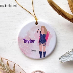 Taylor Gift/Christmas Ornament/Personalized Taylor/Tour Gifts/Teen Christmas/Music Lover/Concert Souvenir/Christmas Present/Era Ornament