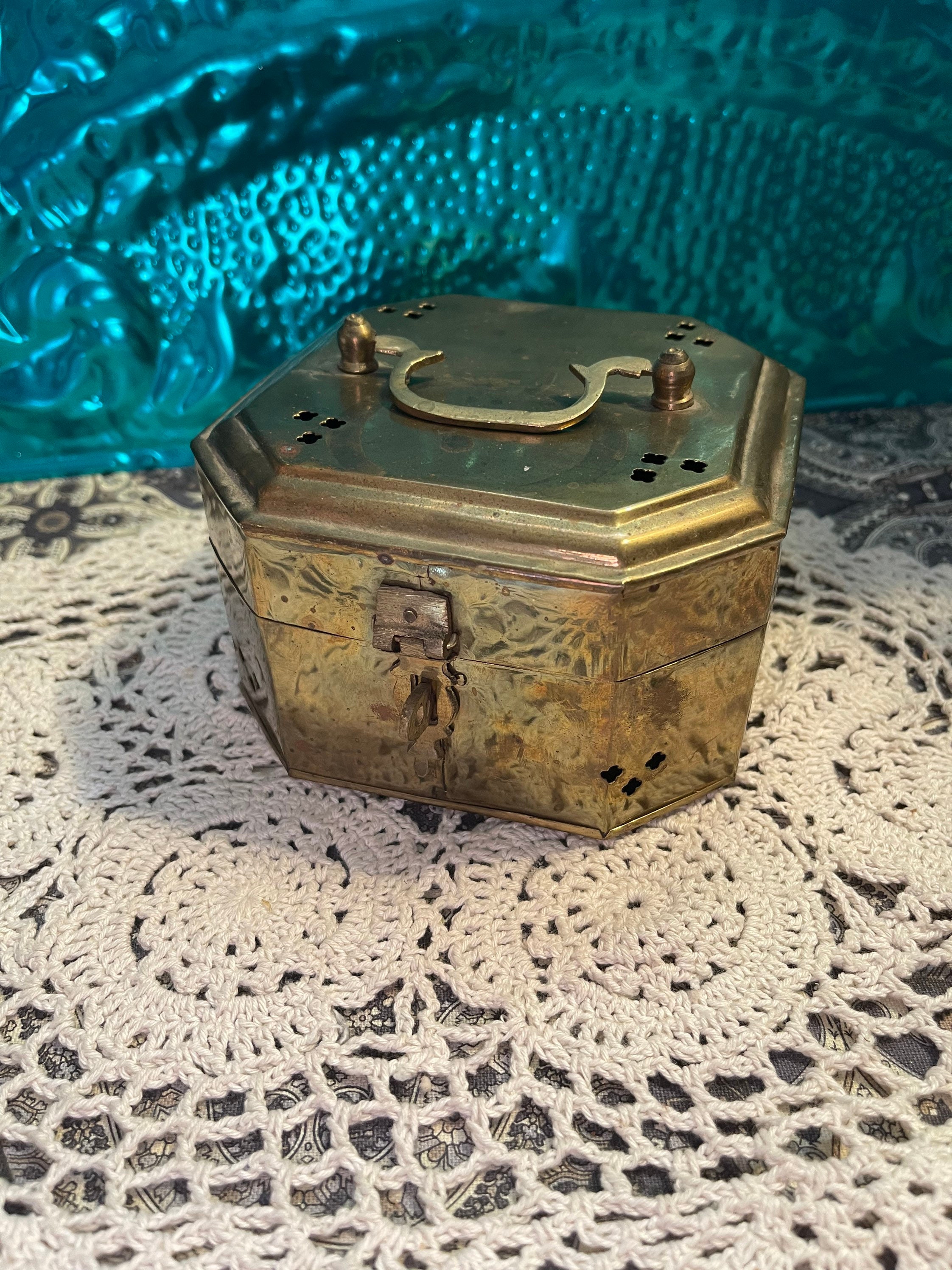 アンティークBOX(モーリタニア製) Abrid Thuya Wood Jewelry Box – Moroccan Interior