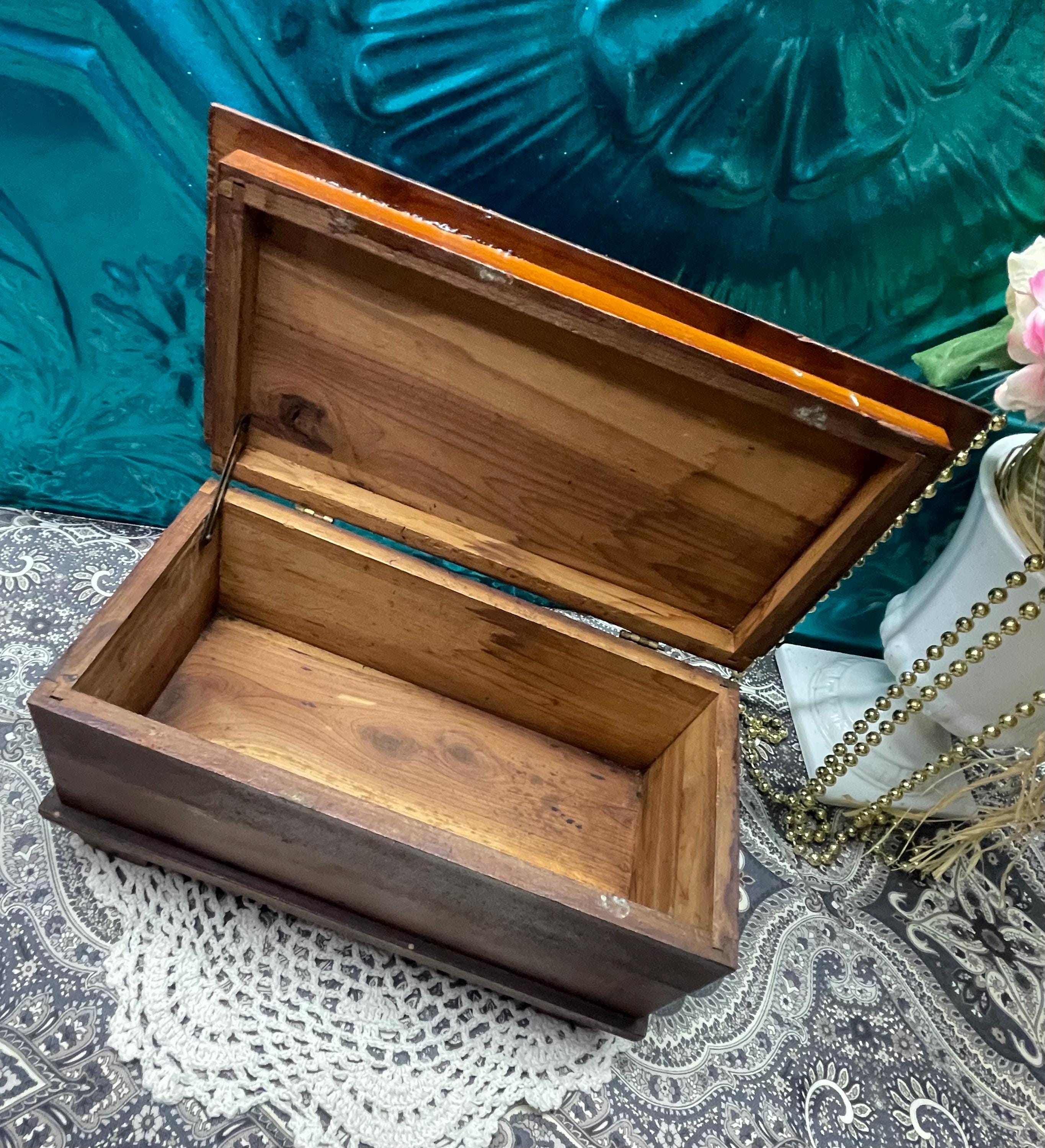 Antique Cedar Box - Etsy