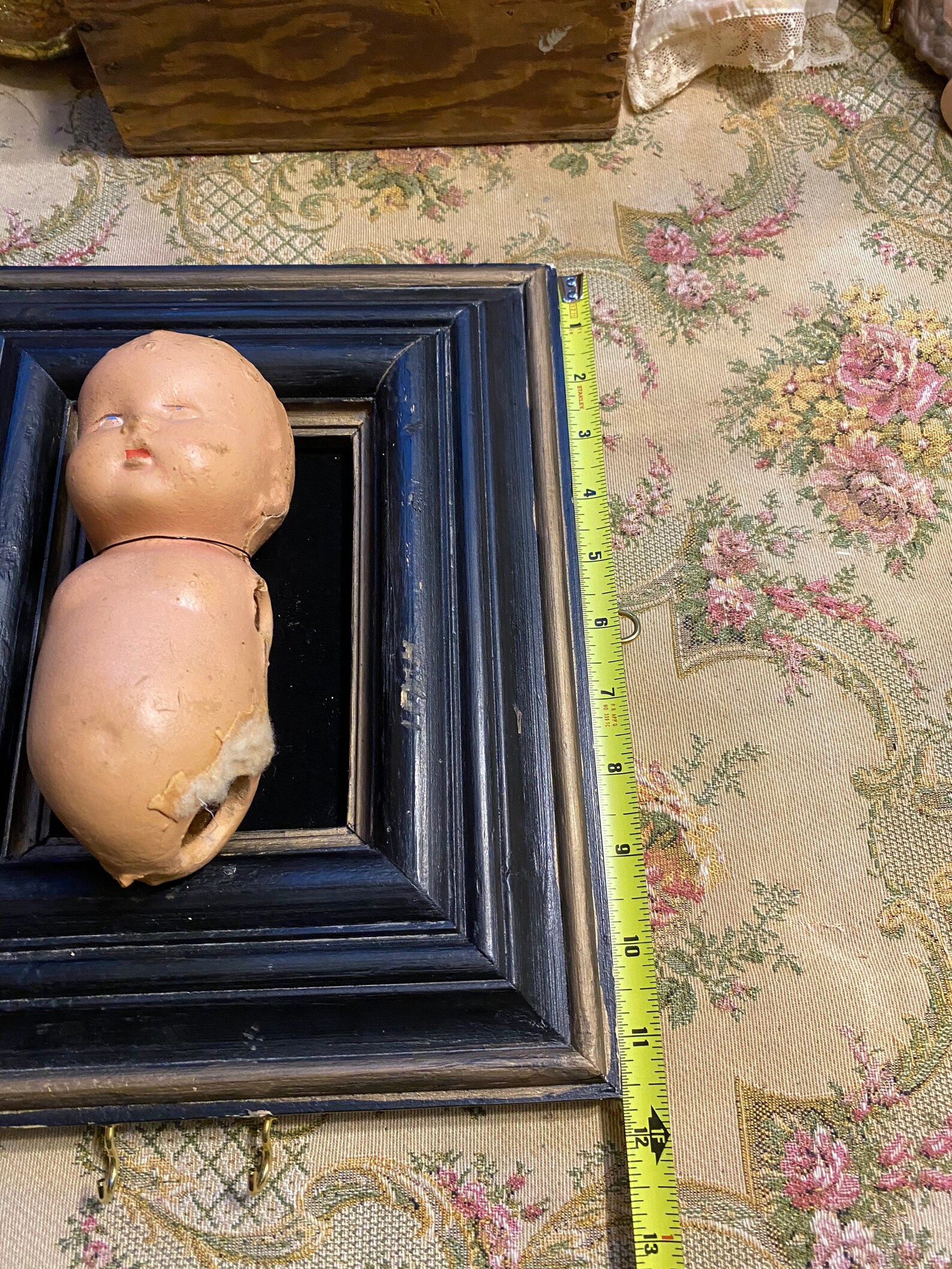 Repurposed Antique Doll Parts in Vintage Distressed Frame Etsy