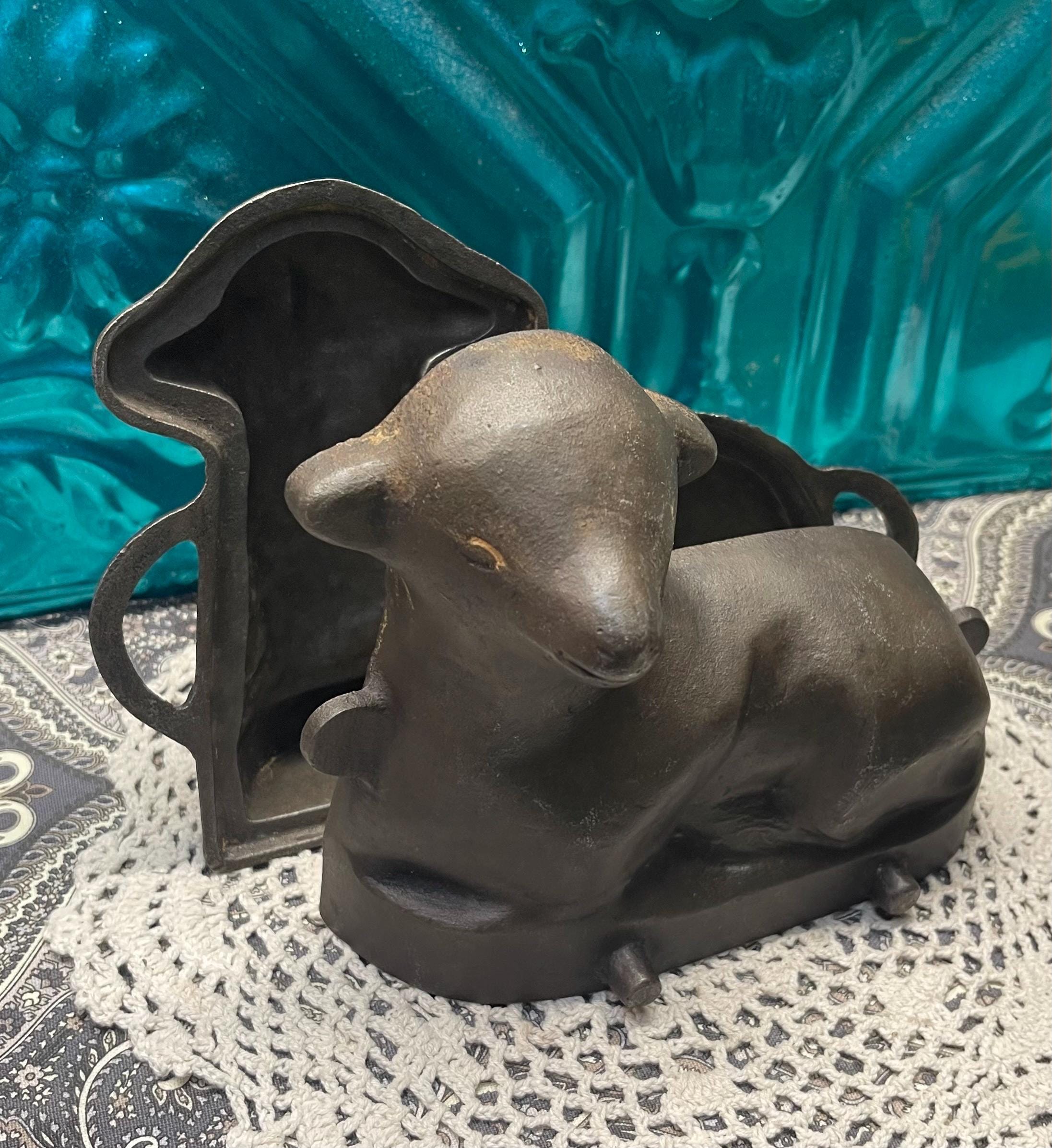 Cast Iron Lamb Antique Lamb Cake Mold Cast Iron Easter Lamb Cake