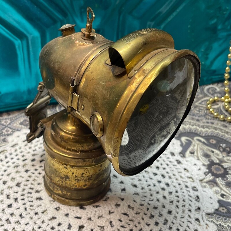 Antique Miners Lamp - Etsy