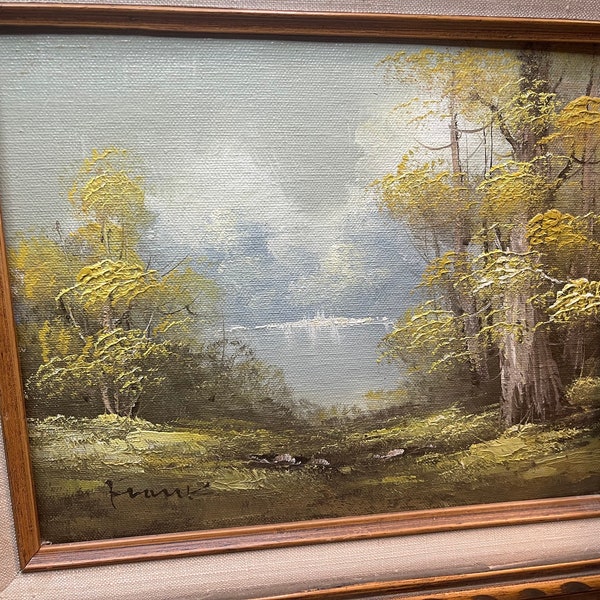 Framed Landscape Painting - Etsy