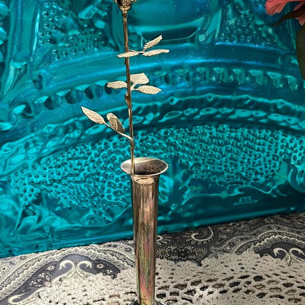 Metal Bud Vase Etsy