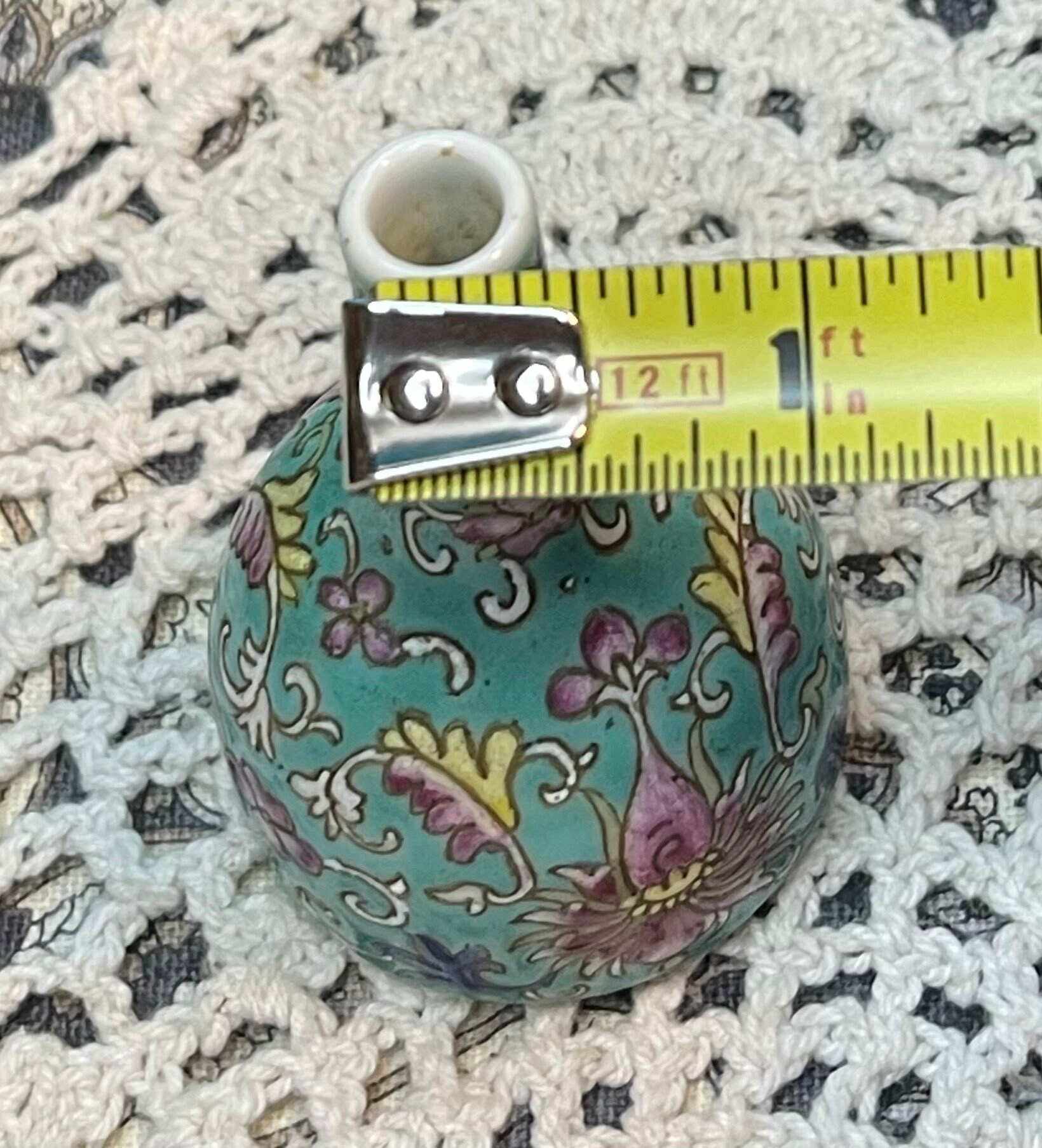 * antique mini ❀ 小さなお花柄 プレート Antique or Vintage Miniature Chinese Porcelain Vase - Floral